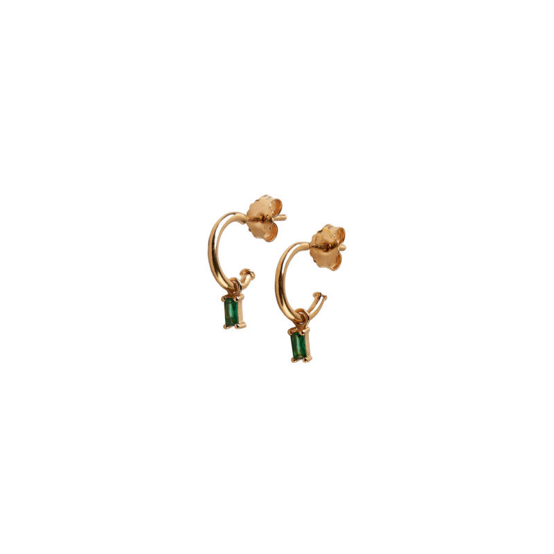 Brincos Argola Iris em Prata Dourada 925