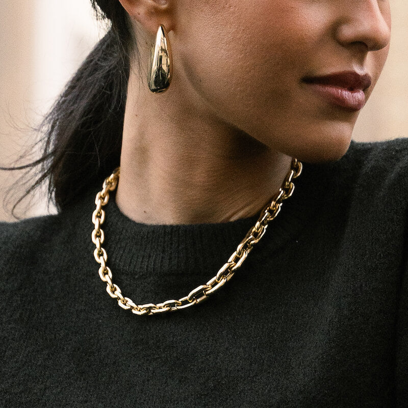 Brincos em Prata Dourada