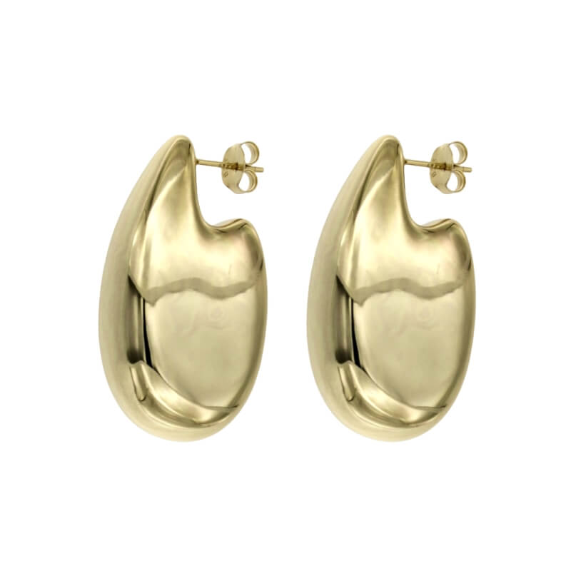 Brincos em Prata Dourada