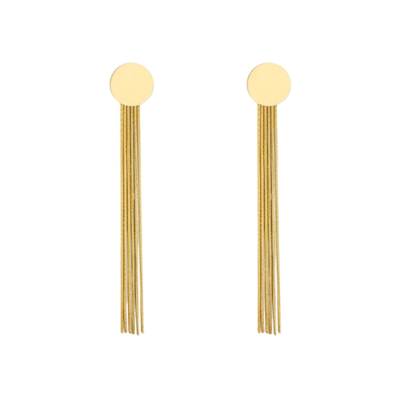 Brincos em Aço Dourado