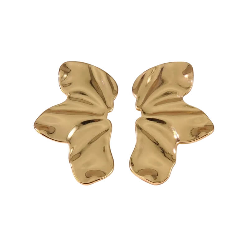 Brincos em Aço Dourado