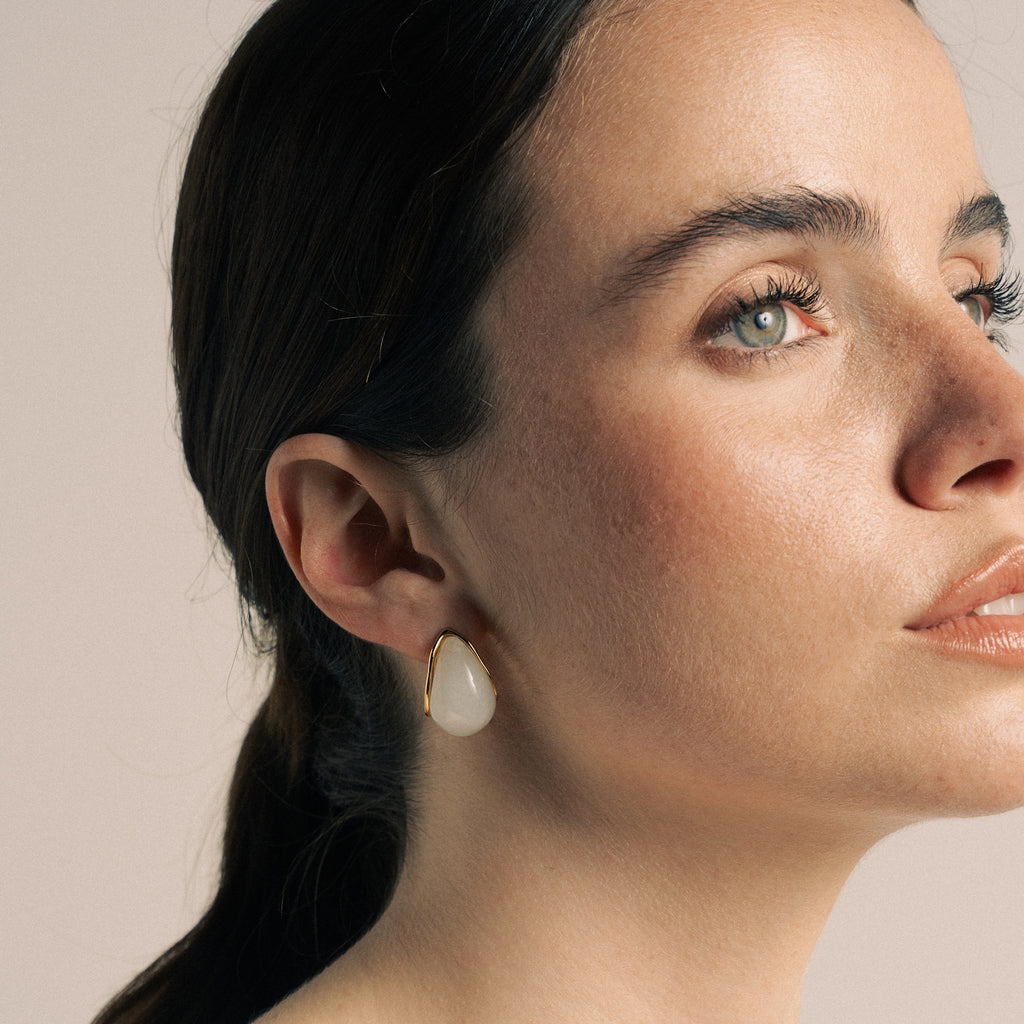 Brincos em Aço Dourado