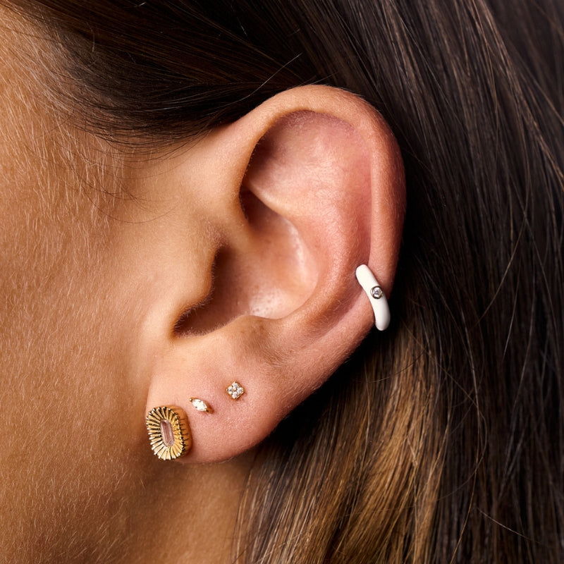 Brincos Argola em Prata Dourada