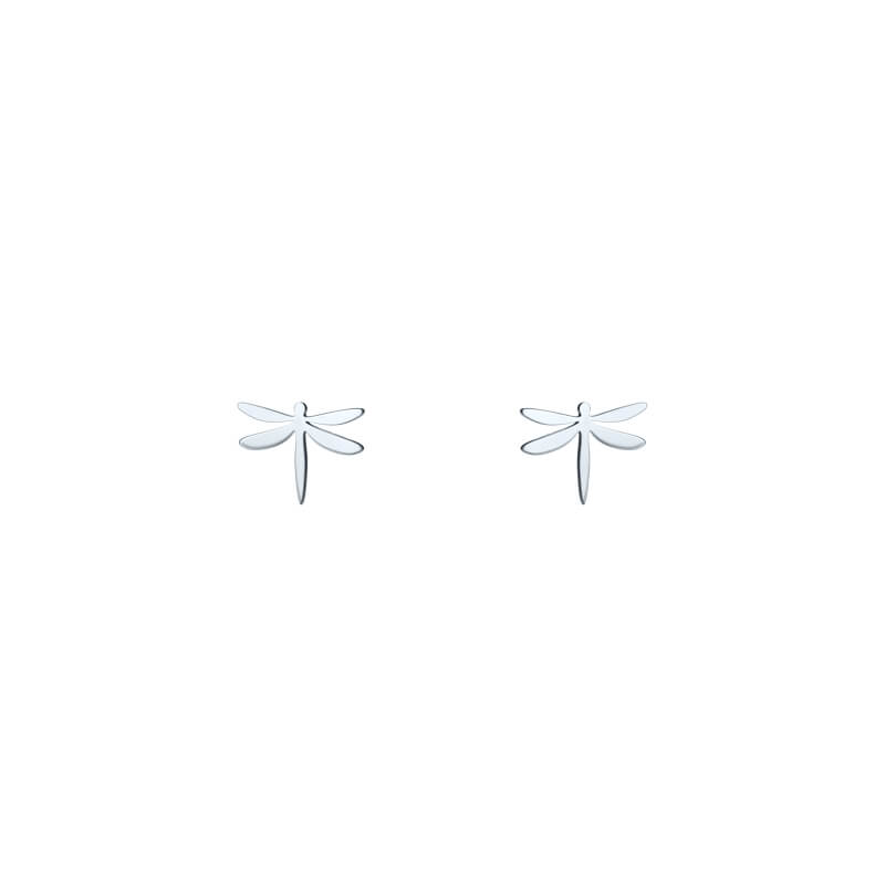 Brincos Libelinha prateados