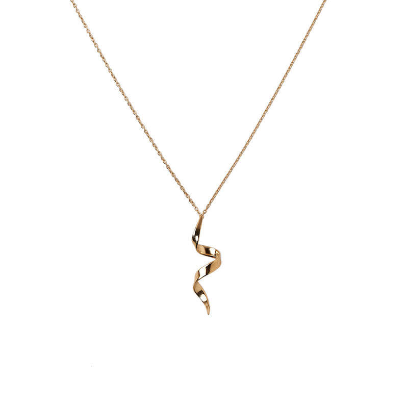 Colar em Prata Dourada