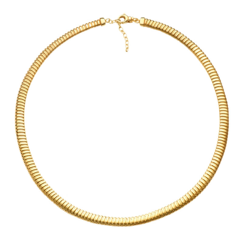 Colar em Prata Dourada