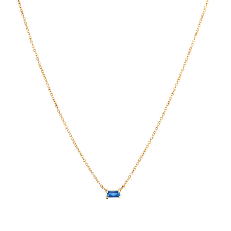 Colar Ouro 19K Safira