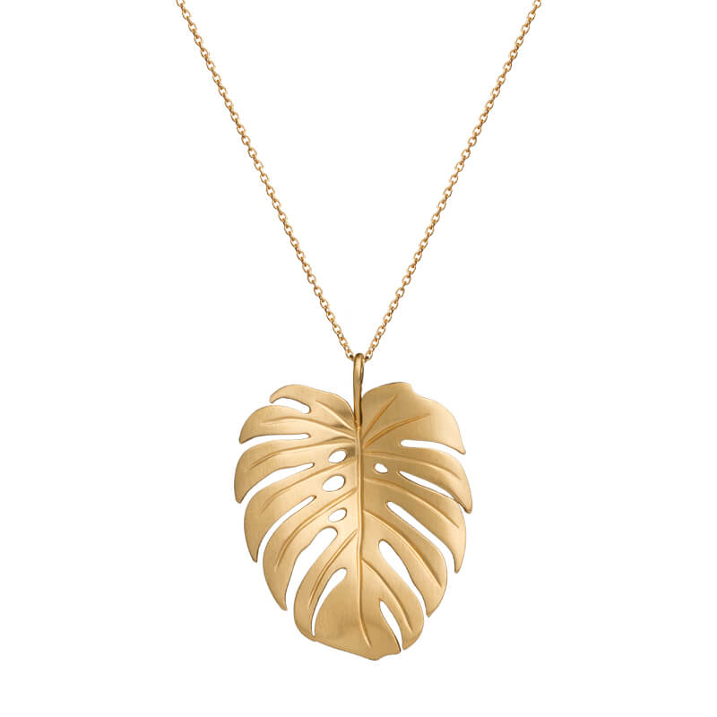 Colar Costela-de-Adão grande dourado