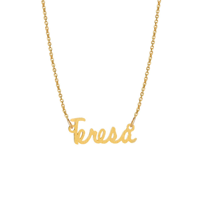 Colar Nomes dourado
