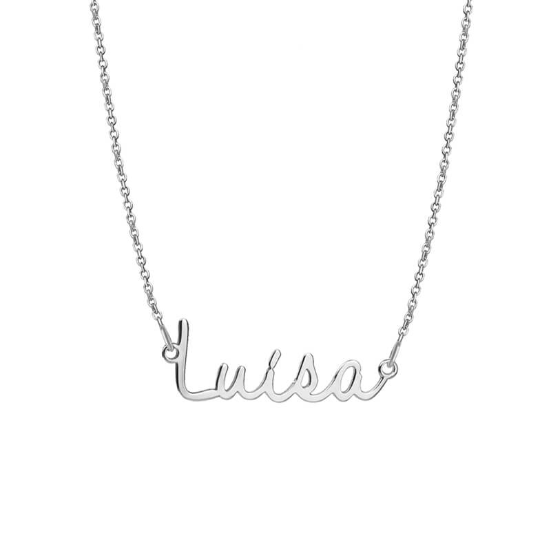 Colar Nomes prateado