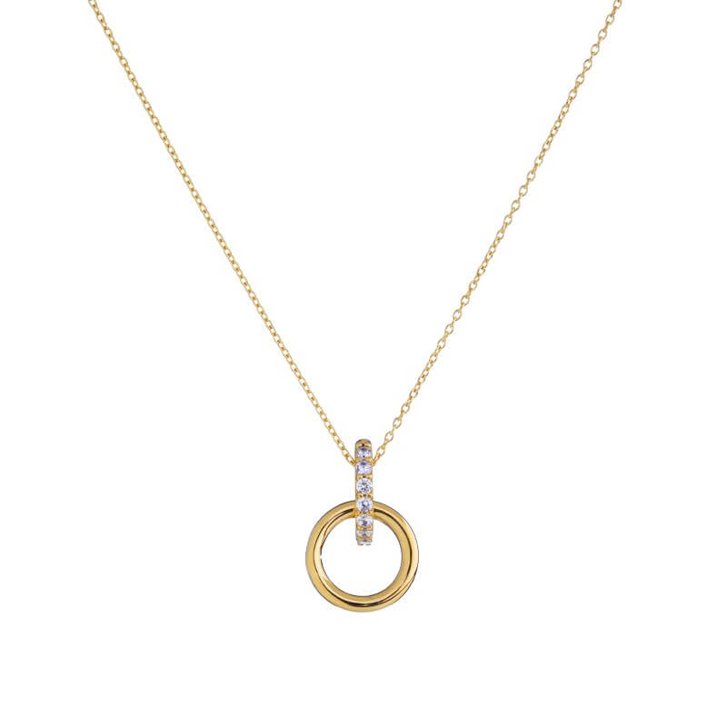 Colar Together Brilhantes Dourados