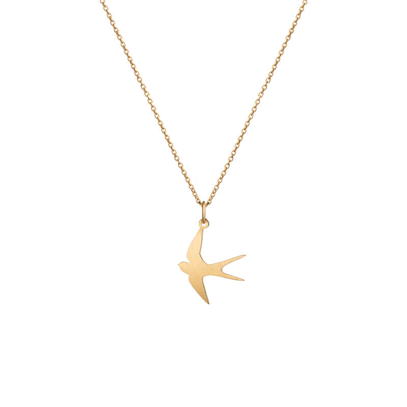 Colar Andorinha dourado