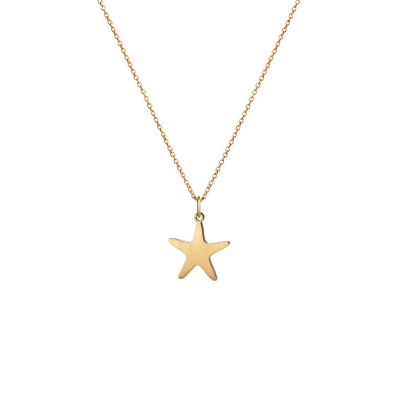 Colar Estrela-do-mar dourado