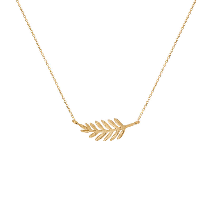 Colar Feto horizontal dourado