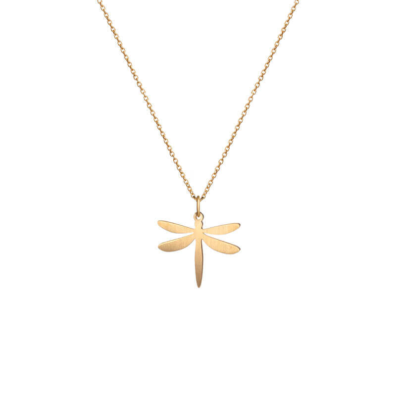 Colar Libelinha dourado