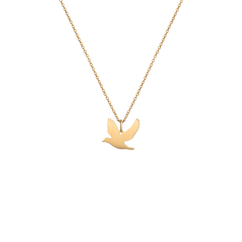 Colar Pássaro dourado