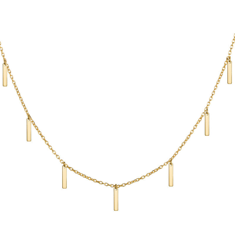 Colar Chapinhas dourado