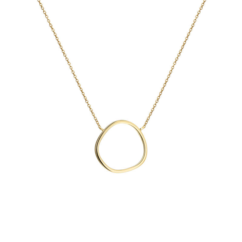 Colar Contorno dourado