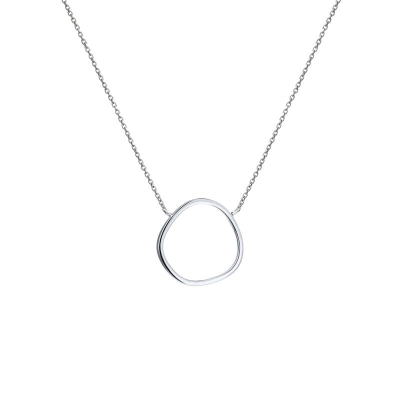 Colar Contorno prateado