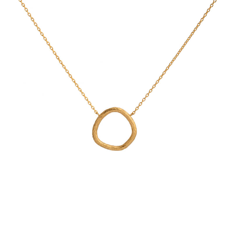 Colar Contorno irregular dourado