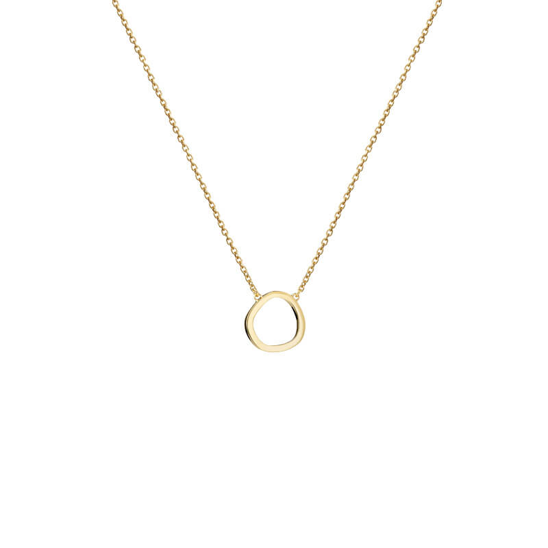 Colar Contorno pequeno dourado