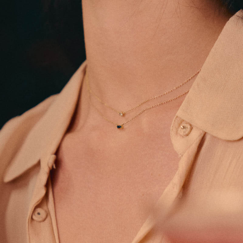 Colar Ouro 19K Diamante