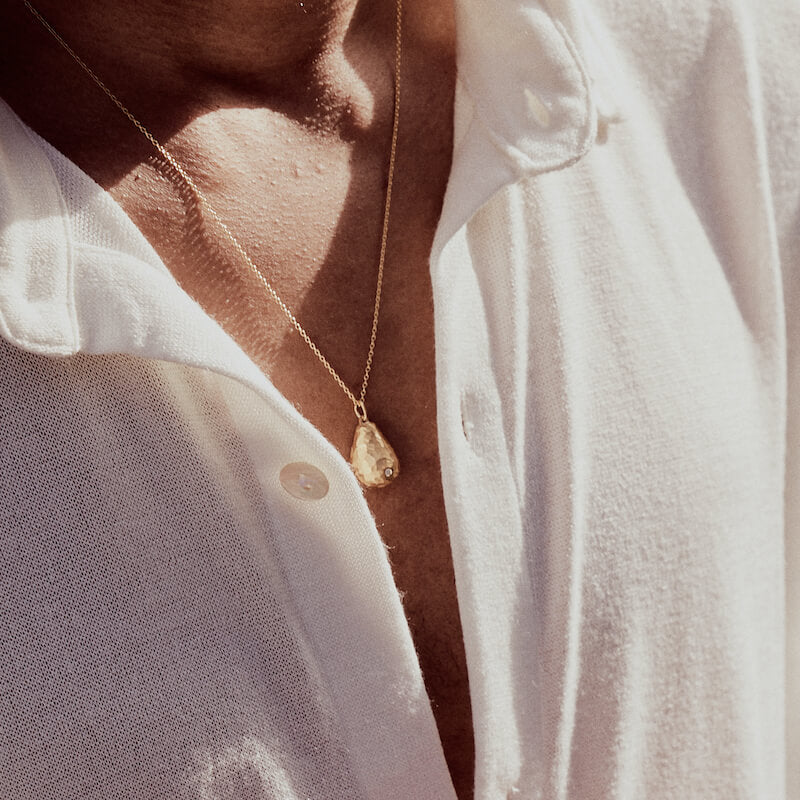 Pendente em Prata Dourada