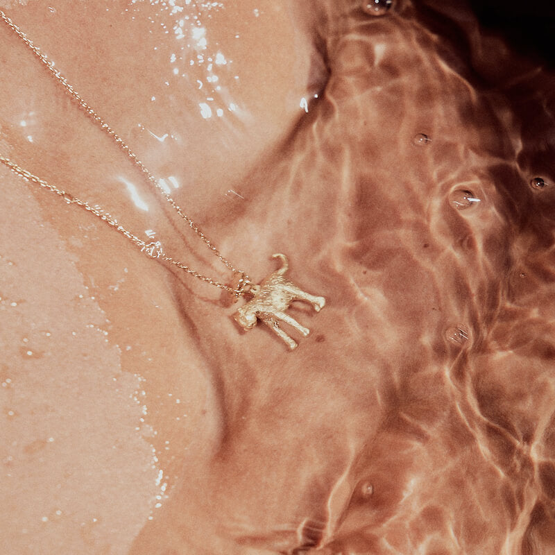 Pendente em Prata Dourada