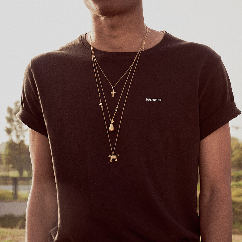 Pendente em Prata Dourada