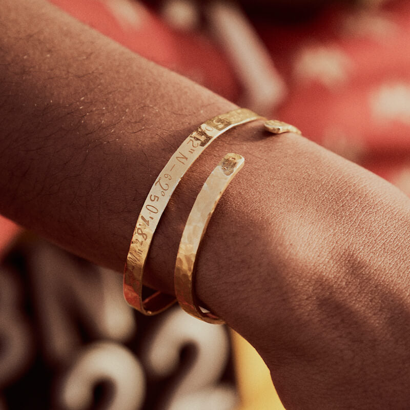 Pulseira Escrava Ibiza em Prata Dourada