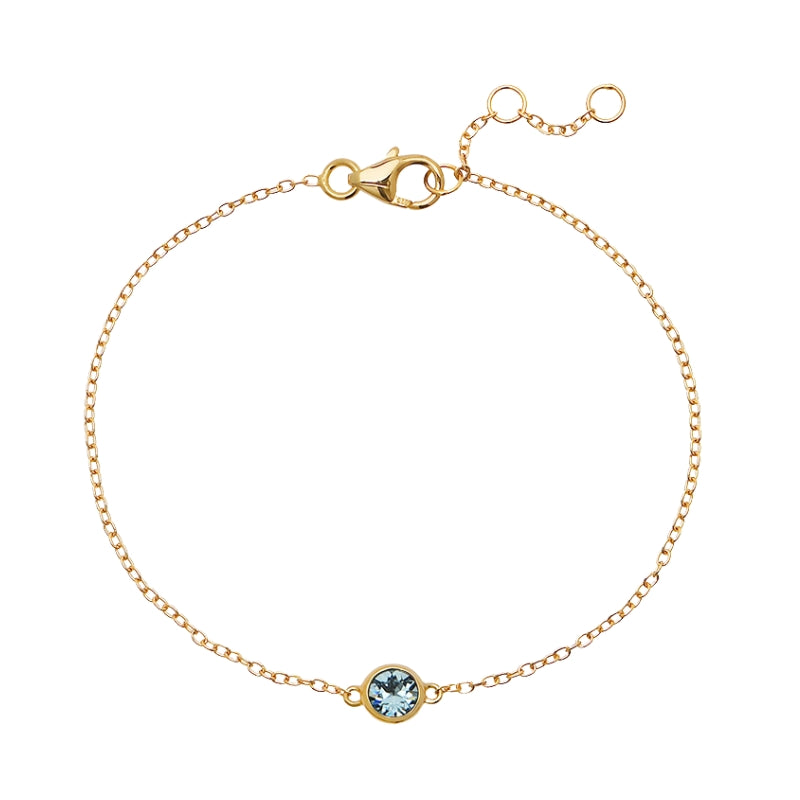 Pulseira Birthstone Março