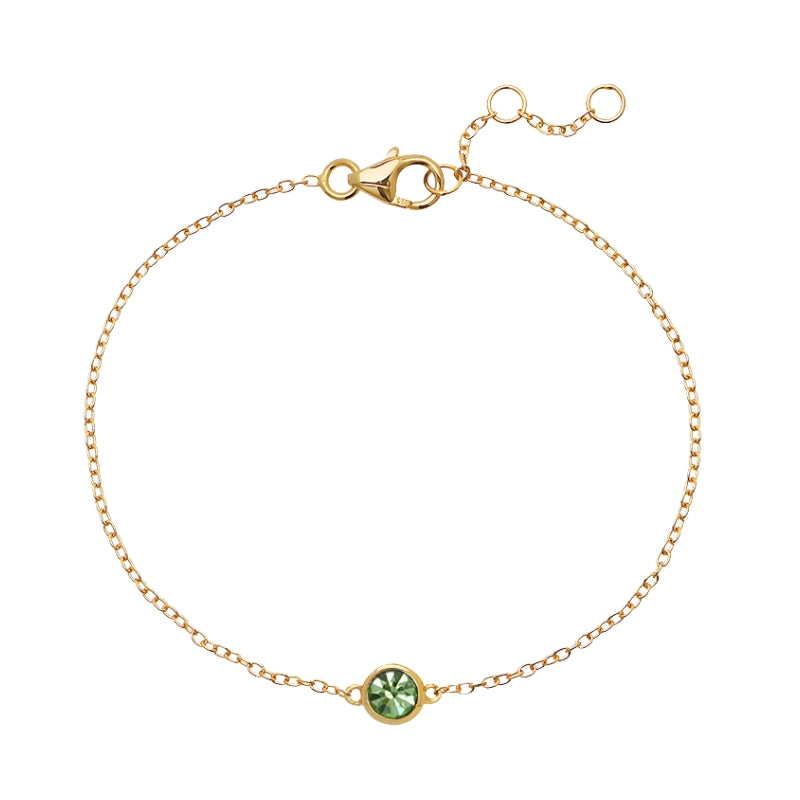 Pulseira Birthstone Agosto