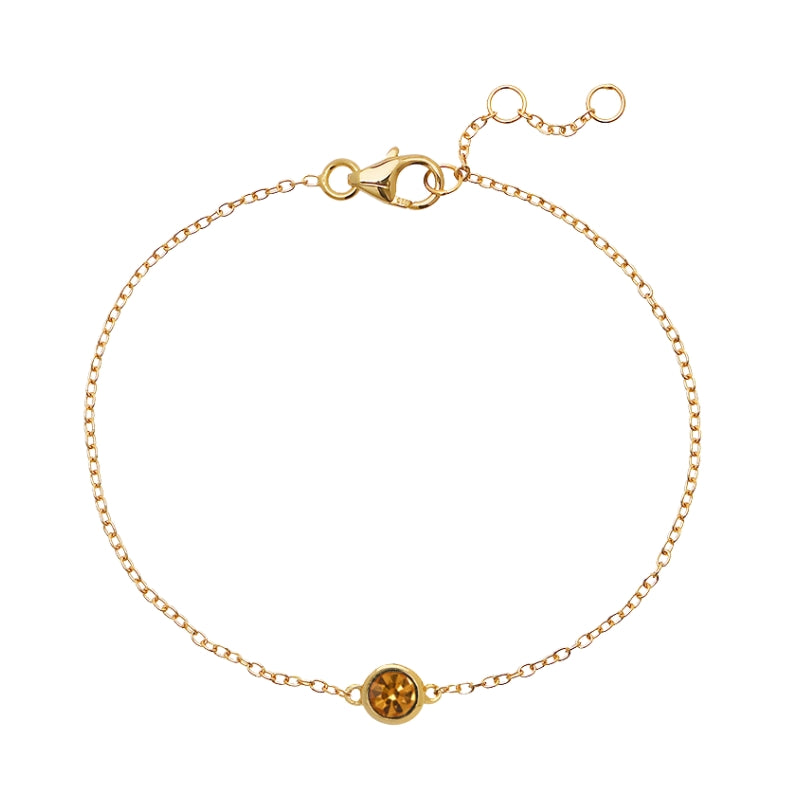 Pulseira Birthstone Novembro