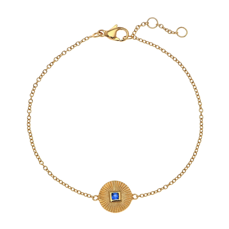 Pulseira em Prata Dourada