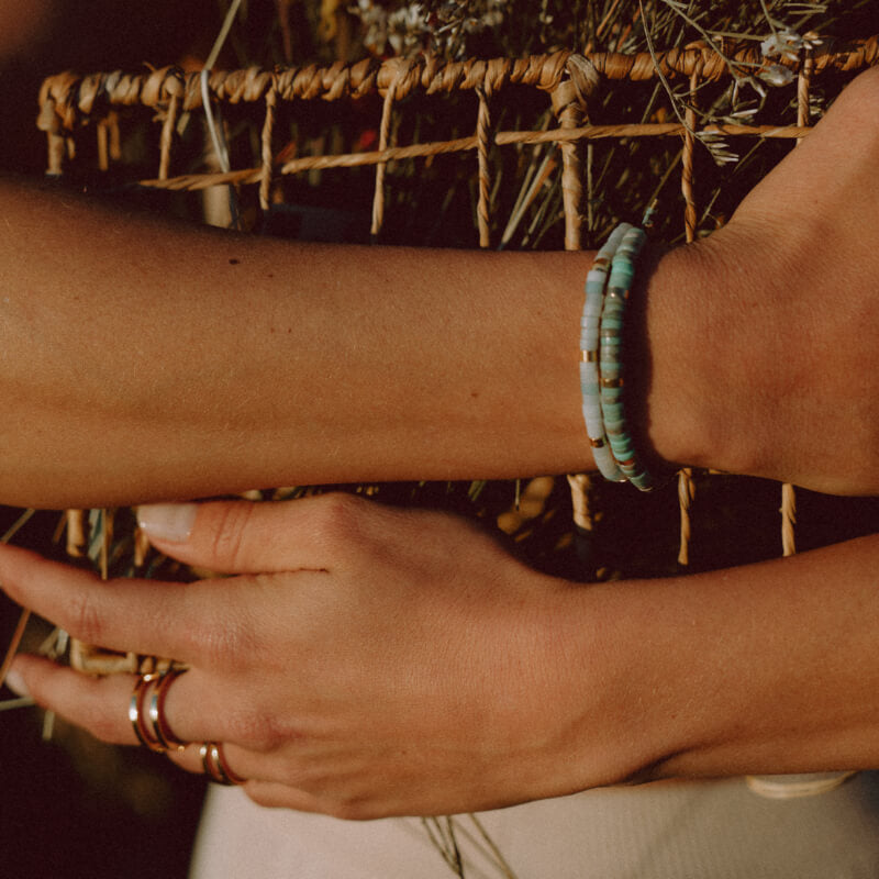 Pulseira de missangas