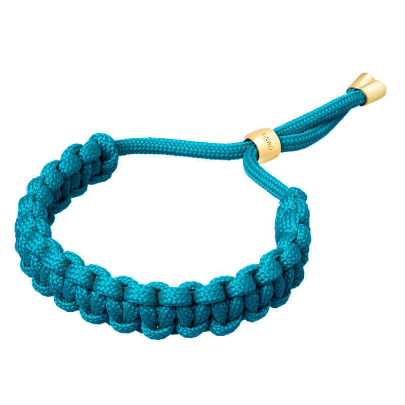 Pulseira Nó macramé dourada