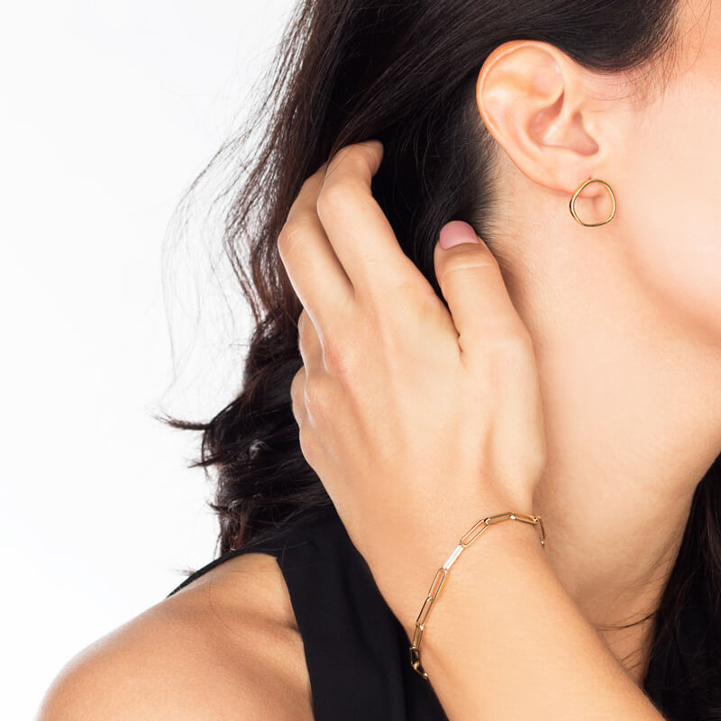 Pulseira Elos dourada